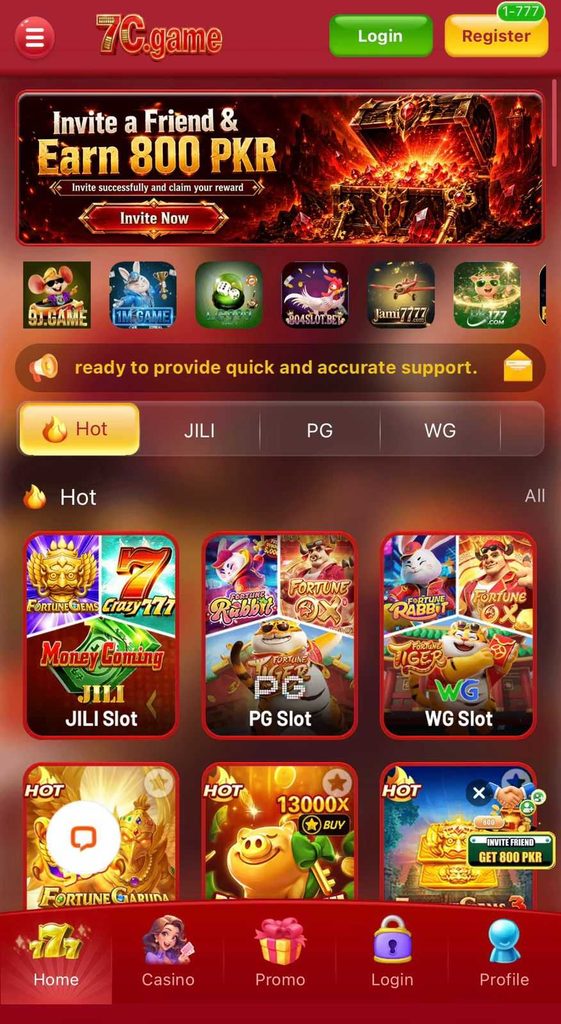 7C.Game game categories on mobile