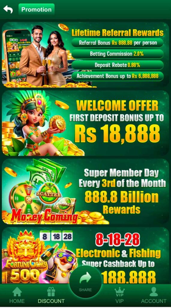 8 Bet Game bonuses and promotions