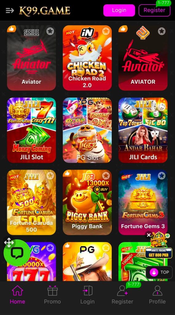 K9 Game categories and games