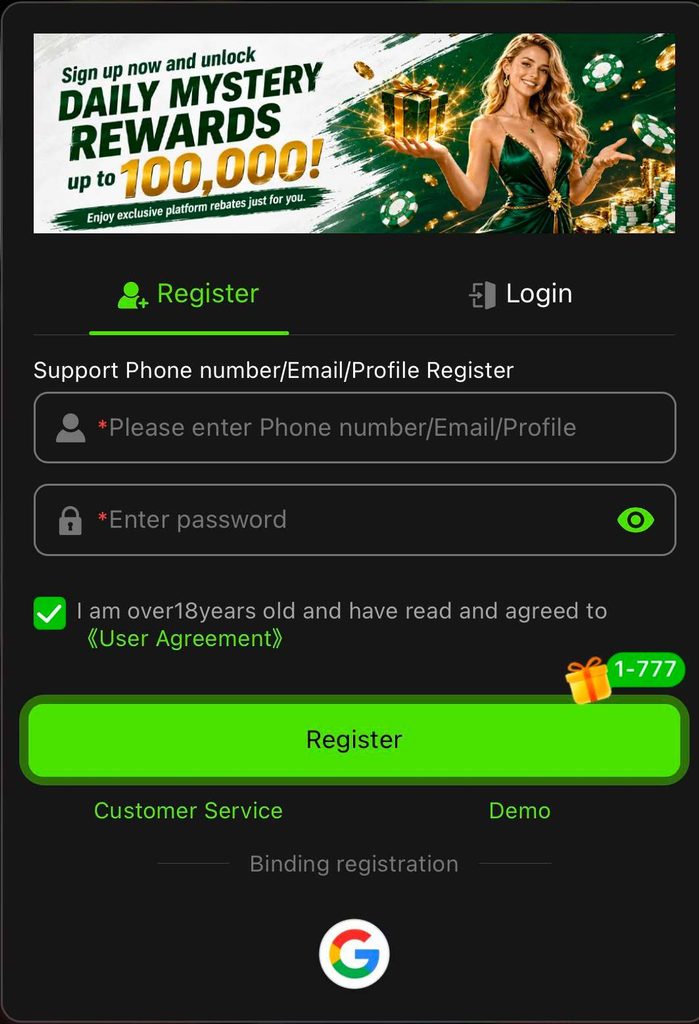 PKR667 Game registration process