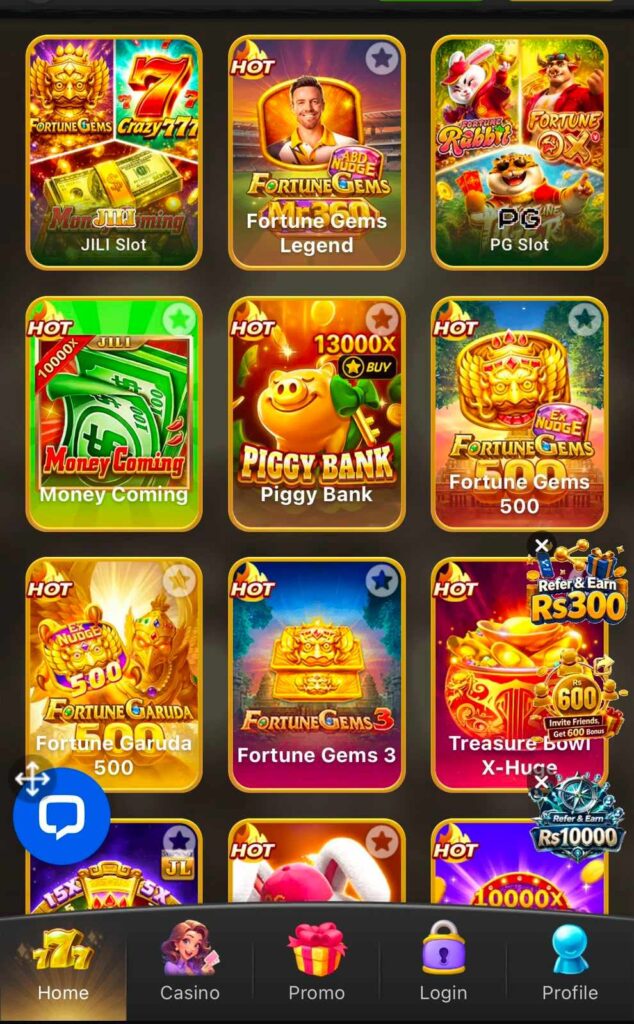 PKR999 Game categories