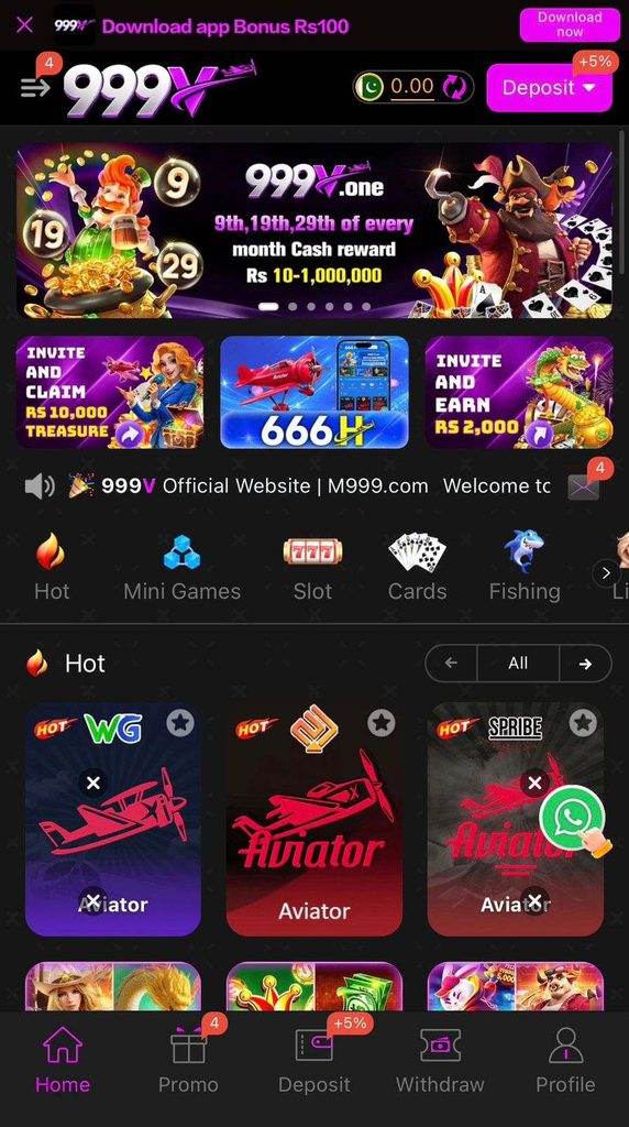 999V Game categories and online games