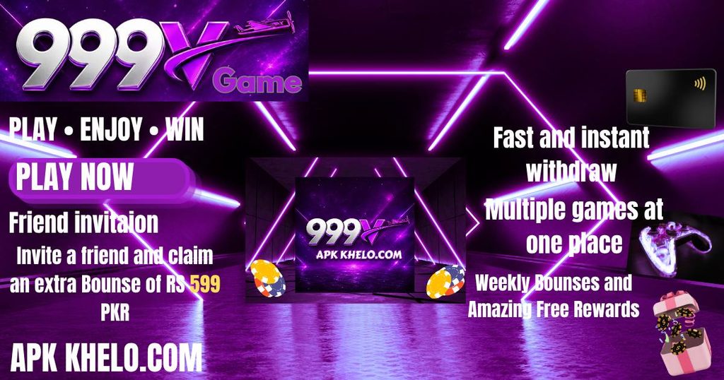 999V Game online gaming platform in Pakistan